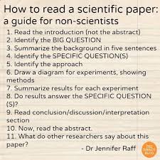 How To Read A Sci Paper Jennifer Raff London School Of Econ Political Science Scientific Writing Essay Writing Research Writing
