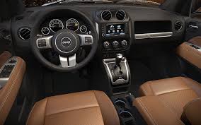 2015 Jeep Compass Interior Loving The Contrast Between The Seats And The Dash And Center Console Read The Full Review Jeep Interiors Jeep Compass 2015 Jeep