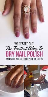 Next, take your hair dryer and put it on its lowest setting on cool air (using. Here S What Happened When We Tested 5 Pinterest Nail Drying Hacks