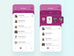 Ios Chat App Flow By Dmitriy Kharaberyush On Dribbble Mobile Chat App Android App Design Chat App