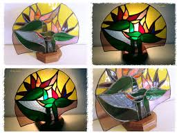 Lampe Eventail En Vitrail Tiffany In 2021 Stained Glass Lighting Stained Glass Lamps Glass Lamp