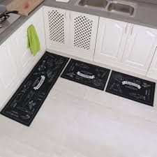 Kitchen Unique Kitchen Floor Mats Above White Floor Under White Kitchen Cabinets L Shaped With Sink Steel Faucets Th Kitchen Rug Rug Sets Kitchen Rugs Washable