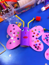 Rulodan Kelebek Yapimi Kelebekler Anaokulu Bebek Elbisesi