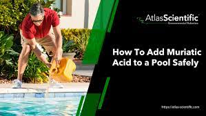 The main use for muriatic acid in a pool is to lower ph balance. How To Add Muriatic Acid To A Pool Safely Atlas Scientific
