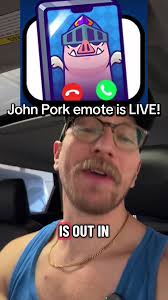 Dificultad del emote John Pork en Clash Royale