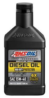 Amsoil Signature Series Max Duty Synthetic Sae 15w 40 Diesel Oil Api Ck 4