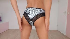Femboy White lingerie try out watch online