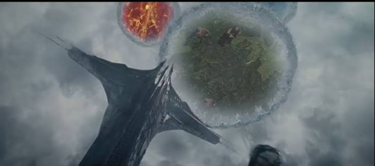 A nice detail I noticed while watching Thor The Dark World. During the  Convergence one of the portals that was opened is one leading to Sulturs  dimension from Thor Ragnarok : r/marvelstudios