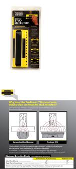 Good stud finder for finding full studs and easily marking center points. Prosensor 710 Professional Stud Finder With Built In Bubble Level And Ruler By Franklin