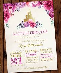 Princess Baby Shower Invitation Little Princess Etsy Princess Baby Shower Invitation Baby Shower Princess Theme Baby Shower Princess