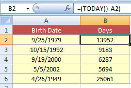 See full list on educba.com 4 Ways Of How To Calculate Age In Excel Years Months And Days