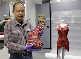 Lady gaga's meat dress should not be interpreted as a message against animal rights, the pop star told ellen degeneres sunday night (sept. Lady Gaga S Meat Dress Goes On Museum Display Mlive Com