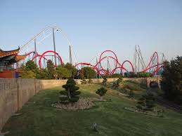 Investindustrial and ferrari signed a deal to build a new area themed to the italian sports car brand in the portaventura resort covering 60,000 m2, including new rides, restaurants, shops and car racing simulators. Dragon Khan Wikipedia