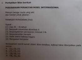 Di dalam sebuah iklan ada kalimat yang berupa fakta dan opini, baik itu jenis iklan baris maupun jenis iklan jika hal tersebut menimbulkan pendapat yang berbeda, maka itulah yang disebut dengan opini. Berdasarkan Syarat Syarat Dalam Iklan Tersebut Kalimat Fakta Ditunjukkan Pada Nomor Brainly Co Id
