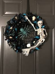 Halloween Wreath Mermaid Halloween Halloween Decor Etsy Halloween Camping Decorations Halloween Decorations Wreaths Mermaid Halloween