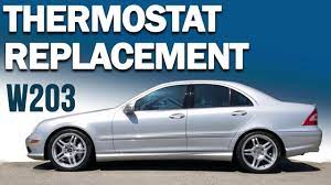 Mercedes Benz W203 C Class Thermostat Replacement Youtube