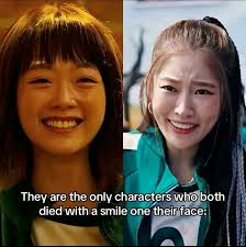 нвен They are the only characters who Iheyaretheonlycharacterswhoboth both  died with a smile one their face: