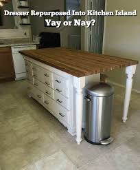 Transform Old Furniture Into Fresh Finds For Your Home Lareina November 12 2018 Indiy Craft In 2020 Simple Kitchen Design Dresser Kitchen Island Kitchen Tiles Design