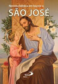 Imagem de são josé estilo moderno diângelo com o menino jesus toda em resina. Novena Biblica Em Louvor A Sao Jose 9788534946933