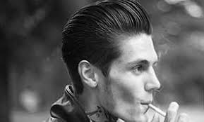 Nice 50s male hairstyles 1950s mens hairstyles men haircut. Pushed Back Mens Hairstyle Guide
