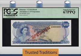 Currently, they are issued in denominations of ₴1, ₴2, ₴5, ₴10, ₴20, ₴50, ₴100, ₴200, ₴500 and ₴1000. 100 Dollar 1974 Bahamas Elizabeth Ii Specimen Pcgs 67 Ppq Superb Top Pop Rare Banknote Never Posted On Eby Ma Shops