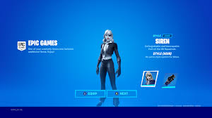 Epic games even offered the siren skin and star wand pickaxe (discussed below) as a benjyfishy bundle. New Siren Style Noir Fortnitebr
