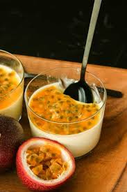 Cake Fruit Deserts Passion Fruit Panna Cotta Something New For Dinner Passionfruit Recipes Panna Cotta Recipe Passion Fruit Mousse