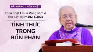 Tỉnh thức trong bổn phận - CN I MV năm A