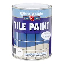Tile Paint White Knight 1l Accent Bunnings Warehouse Painting Tile Accent Tile Specialty Paints