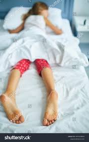Girls Feet Covered White Bed Sheet Stock Photo 2072238872 | Shutterstock