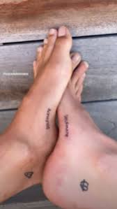 Matching legend of zelda tattoos. Cara Delevingne Kaia Gerber Debut Matching Solemate Tattoos Look Celebritytalker Com