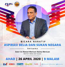 Untuk makluman, terdapat beberapa kekosongan jawatan yang dibuka untuk permohonan oleh pihak kementerian belia dan sukan (kbs). Kbsmalaysia On Twitter Saksikan Bicara Naratif Pada 26 April 2020 Ahad Pukul 9 00 Malam Di Tv1 Bersama Menteri Belia Dan Sukan Yb Dato Sri Reezal Merican Naina Merican Mengupas Topik Aspirasi Belia