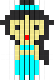 Disney Jasmine Kandi Pattern Pony Bead Patterns Hama Beads Disney Hama Beads Design