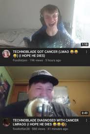 Aug 28, 2021 · on august 27, minecraft youtuber technoblae confirmed he had been diagnosed with cancer. Oe0pngypgf3ajm