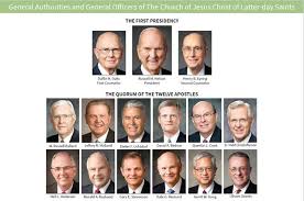 See The New Chart Of The Churchs General Authorities Get