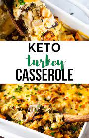 Keto Turkey Casserole Recipe Diet Dinner Recipes Recipes Easy Healthy Recipes