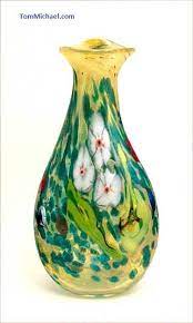 Contemporary Art Glass Wildflower Vase Www Tommichael Com Art Glass Vase Glass Art Pottery Art