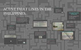 Active Fault Lines In The Philippines By Sofia Pines