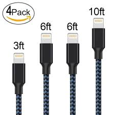 4 Pack Lightning Cable Deal 11 16 55 Off Lightning Cable Cell Phone Accessories Iphone Cable