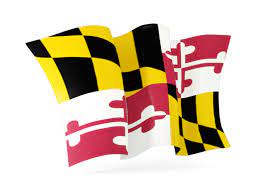 Waving Flag Maryland Flag Flag Maryland