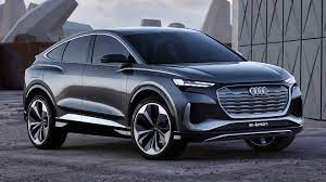 The standard leather interior and wood trim offer exceptional ambiance, while the electric drivetrain, aerodynamic design, and available acoustic. Audi Q4 E Tron Sportback Concept Debuts With Sleek Looks 301 Hp