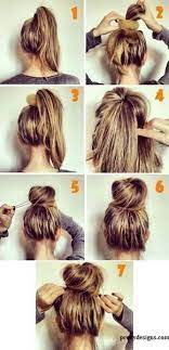 Le Chignon Haut Une Serie De 30 Modeles De Chignon Haut Printemps 2015 Coiffures Simples Modele De Chignon Coiffure Facile