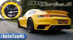 See good deals, great deals and more on used porsche 911. Porsche 911 Turbo S 992 0 333km H Acceleration Top Speed Sound By Autotopnl Youtube