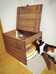 部屋に合わない猫のトイレを隠す いえれぽ no 3661 by キクラゲ iemo イエモ cat supplies cat toys decorative boxes