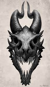 Dec 25, 2019 · if you take the beast on step by step, you'll have a solid foundation to personalize the dragon to your liking. Pin By Gina Grimm On Skulls Skeletons Skull Art Print Skull Art Dragon Artwork