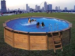 Above Hard Sided Above Ground Backyard Pool Backyard Pool Designs Swimming Pool Landscaping