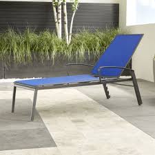Shop Largo Mediterranean Blue Mesh Chaise Lounge Stacking Outdoor Chaises In Weath Patio Lounge Furniture Outdoor Lounge Furniture Outdoor Chaise Lounge Chair