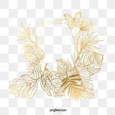 Bordure De Feuille D Or Element De Feuille D Or Plante Feuille Cadre Fichier Png Et Psd Pour Le Telechargement Libre Flower Border Leaf Clipart Leaf Border