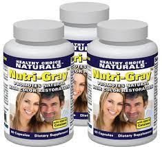 Nutrigray Hair Color Restoration Vitamin With Catalasehelps Reduce Gray Hair Naturally 3 Bottles 180 Ca Natural Gray Hair Hair Supplements Natural Hair Styles