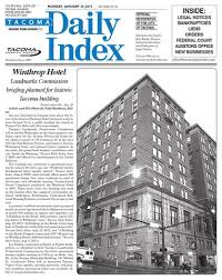 Tacoma Daily Index, January 26, 2015 by Sound Publishing